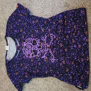 Halloween scrub top